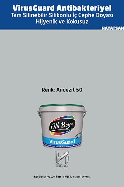 Filli Boya VirusGuard --Tam Silinebilir - Yıkanabilir Silikonlu İç Cephe Boya...