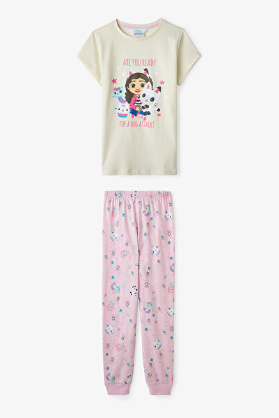 Penti Екру момичешки пижамен комплект Габи