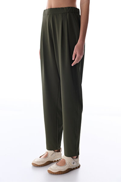Penti Khaki Pleated Parachute Pants
