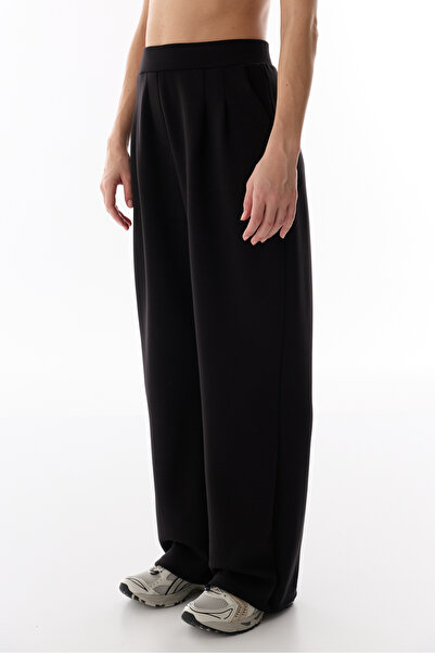 Penti Black High Waist Pleated Wide Leg Pants