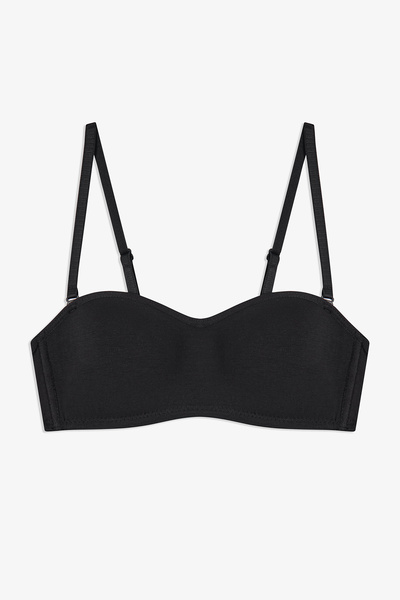 Penti Black Girls' Balconette Cotton Bra