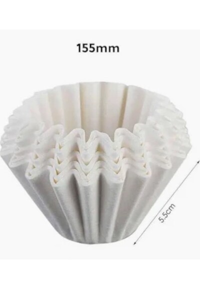 unbranded فلتر قهوة 155 مموج للتحضير بالتنقيط - بديل كاليتا وتركب لمكينة اكس ...