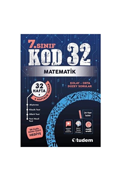 Tudem Yayınları TUDEM 7 MATEMATİK KOD 32