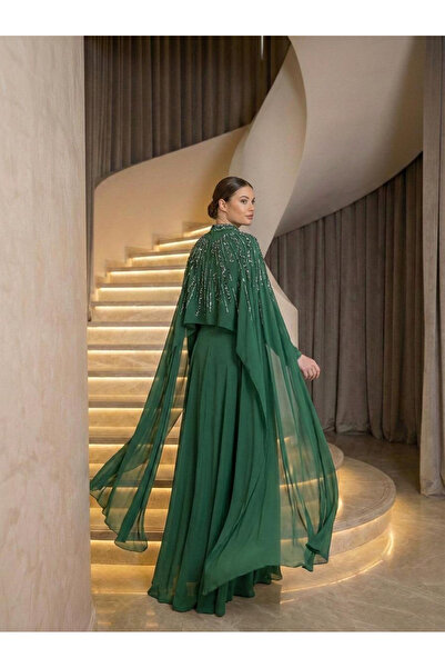 hakimoda Plus Size Elmina Chiffon Hijab Evening Dress