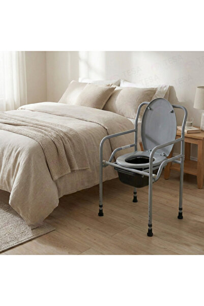 Tesa Scaun cu vas toaleta, pliabil, reglabil pe inaltime, max. 100kg, BRT 01