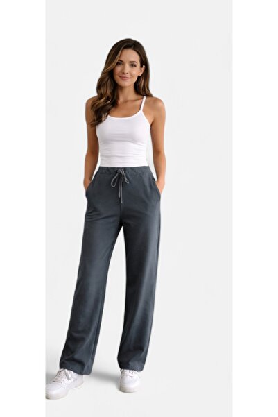 estewoman Casual Lace-Up Comfortable Pants