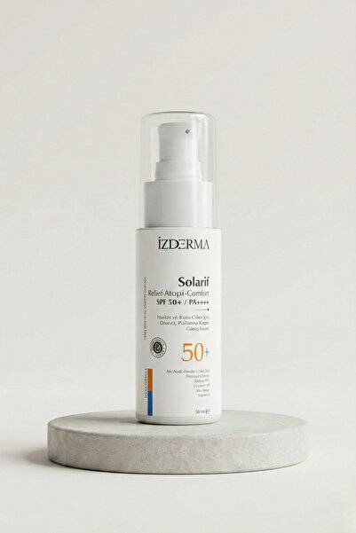 izderma Solarif Atopi-Comfort Onarıcı Güneş Kremi 50 SPF