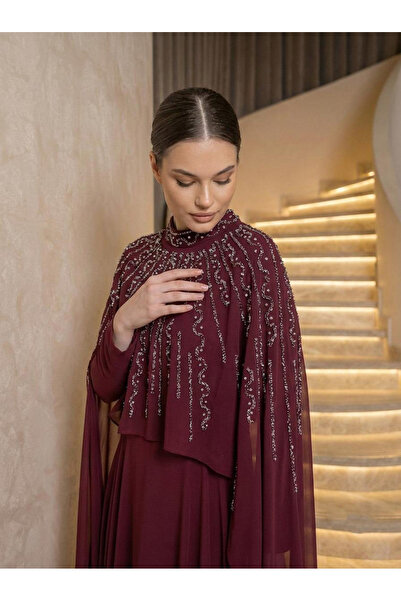 hakimoda Plus Size Elmina Chiffon Hijab Evening Dress