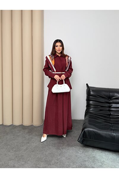 Hatun Atila Oversize Shirt and Wide-Leg Trousers Comfortable Cut Basic Modal ...