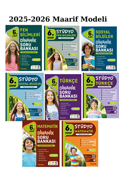 Tudem Yayınları Tudem 6. Sınıf Dinamik ve Stüdyo Türkçe- Matematik- Fen-Sosya...