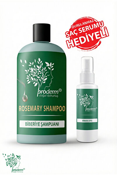 PRODERM Biberiye Şampuanı Serum Hediyeli