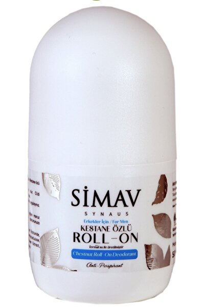 Erkeklere Özel Coğrafi Işaretli Kestane Özlü Ve Termal Sulu Roll-on - 50 Ml