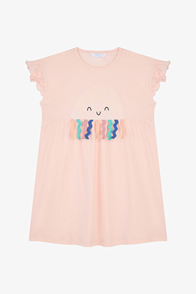 Penti Kız Çocuk Jellyfish Pamuklu Elbise