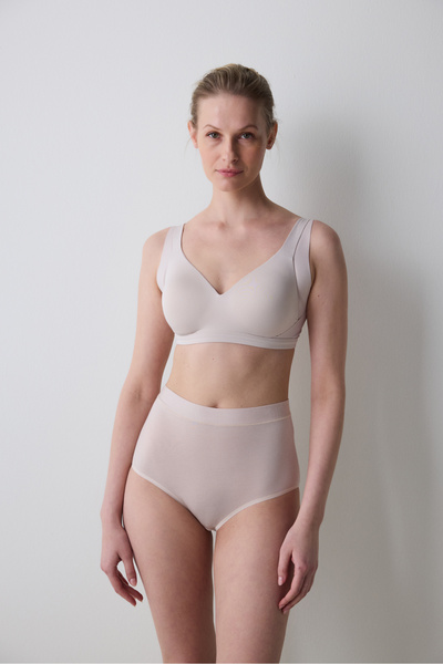 Penti Starší kolagenové kalhotky s vysokým pasem v barvě světle béžové