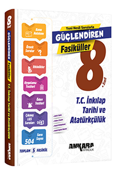 kitabın başkenti ankara yayıncılık 8.SINIF GÜÇLENDİREN FASİKÜLLER SOSYAL BİLG...