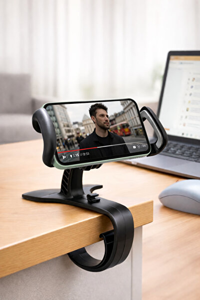 MİNGODAN Ayarlı Telefon Tutucu Stand | Film İzleme Görüntülü Konuşma Masa Yat...