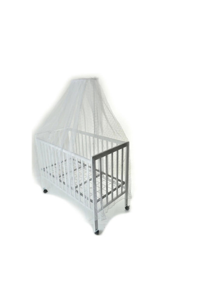 Rally سرير أطفال كلاسيكي بجزء علوي مستدير