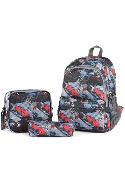 Seans Yayınları 3 lü okul çantası arabalı