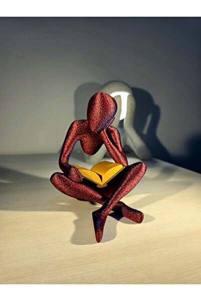 Techify Modern 3D Printed "Reader" Sculpture - Elegant Decorative Object for ...