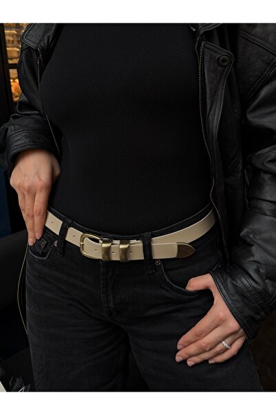 coaksco Women's Antique Silver Double-Breasted Trendy Jean & Trousers & Skirt...