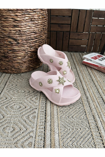 Behtah Kundura High Thick Soled Slide Slippers Garden Beach Pool Sea Summer D...