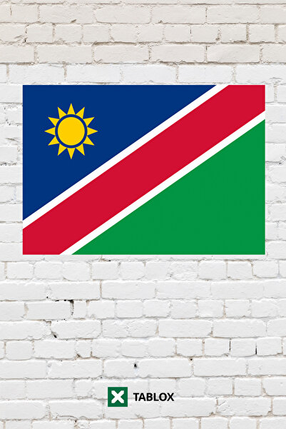 TABLOX Drapelul țării Namibia Tablou decorativ cu steagul Tablou din lemn MDF...