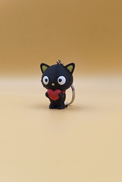 Rodopiva سلسلة مفاتيح على شكل قلب من تشوكوكات لتزيين الحقائب