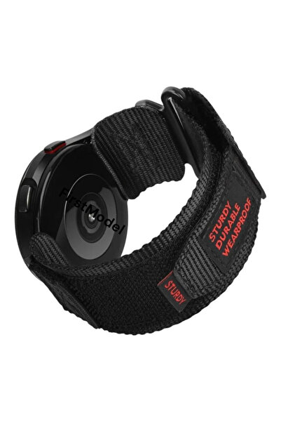 FirstModel 22 mm Universal Tüm Saat modelleri ile Uyumlu Premium Cırtlı Bant ...