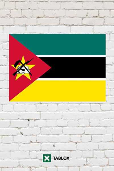 TABLOX Drapelul Mozambicului Tablou decorativ cu steagul Țării Mozambicului T...