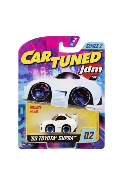 TOYFEST Cartuned Jdm Series 2 1993 Toyota Supra A90 - White Car