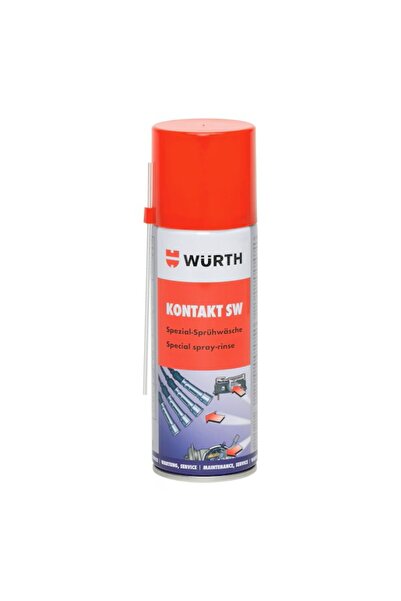 Würth Kontakt SW Yıkama Spreyi 200 ml - Elektrikli Parçalar İçin Güçlü Temizl...