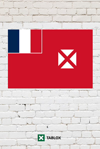 TABLOX Wallis și Futuna Drapelul țării Tablou decorativ cu steagul Tablou din...