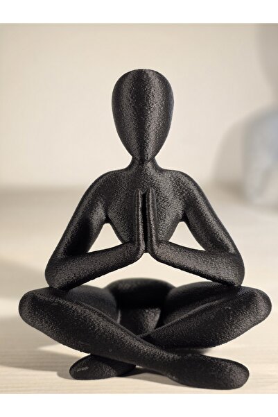 Techify Prayer 3D Printed Decorative Sculpture – Minimalist Meditation Figuri...