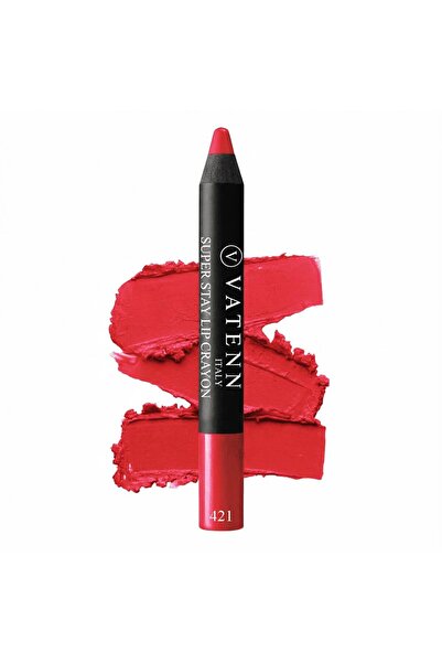 VATENN ITALY Super Stay Lip Crayon 421 Red