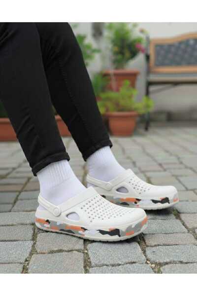 ARMÜZ Παντόφλες καθημερινής χρήσης με σόλα καμουφλάζ, διάτρητη αντιολισθητική...