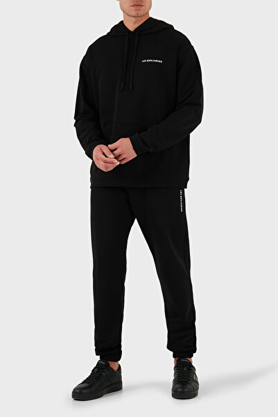 LES BENJAMINS Pamuklu Logolu Regular Fit Kapüşonlu Sweat Erkek SWEAT LBNOOSCORMUHD