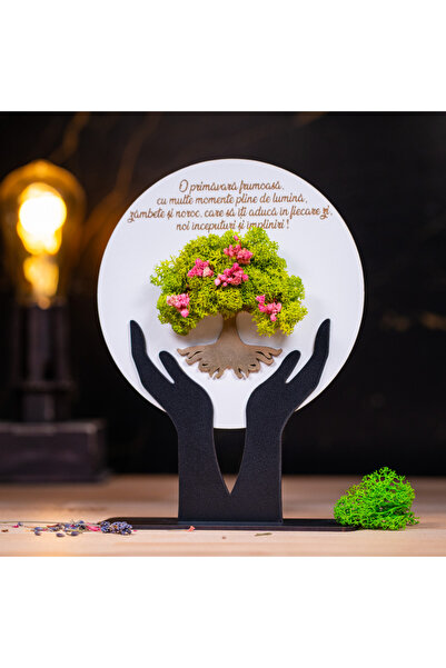 Creators of Crafts Cadou Personalizat Cu Licheni "O Primavara Frumoasa" - Mod...