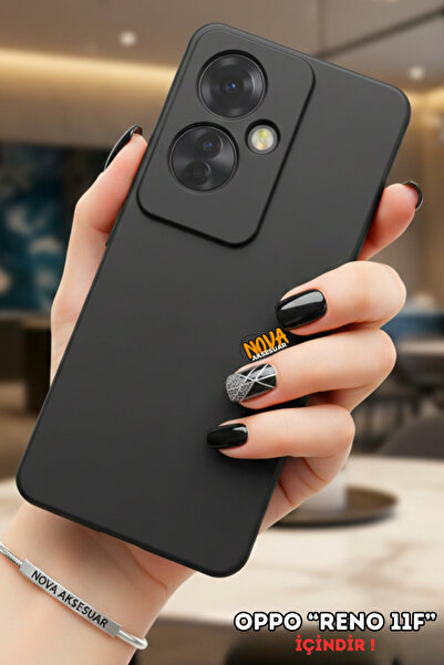 cepmoda Oppo "Reno 11F" Flexible Slim Thin Phone Case [Black_Slim]