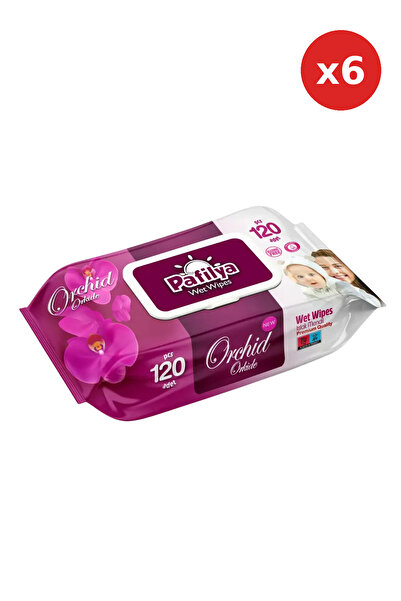 Pafilya PROMO PACK - 6 x Wet wipes for sensitive Leather with orchid scent an...