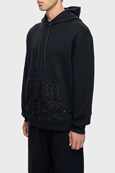 LES BENJAMINS Cotton Regular Fit Hooded Sweat Men's Sweat Lb25Fwclamuhd