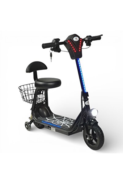 ALBADER 36V Electric Kids Scooter Ride On Toy with Seat, LED Lights, Training...