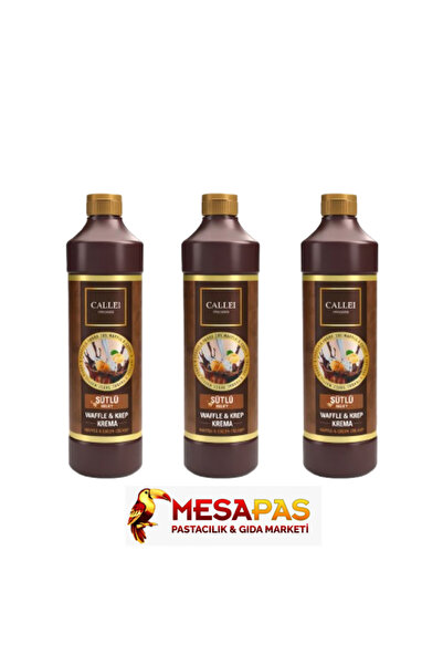 Callei 3'lü Sütlü Waffle Pankek Sos Avantaj Paket