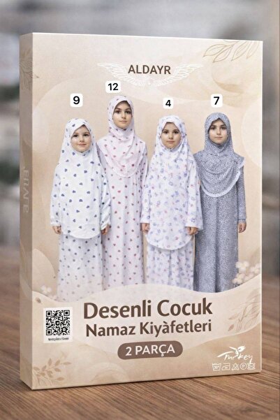 ALDAYER 4 Pcs Children's Prayer Dress