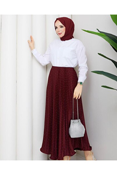 MARSE pullu etek&gömlek takım