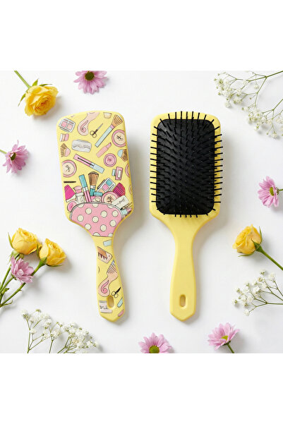 Rayan & Hoor Style 💄   Bonita "Makeup Lover" Special Design Yellow Hair Brus...