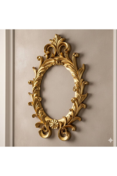 İki Cadı Tasarım Dolmabahçe Barok Arkasız Çerçeve Polyester Duvar Dekor - 40 ...