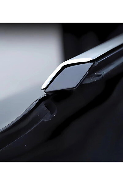 FV-TUNİNG Tesla Model Y Krom Cam Çıtası 2020-2024 Uyumlu Tam Tur İthal Paslanmaz