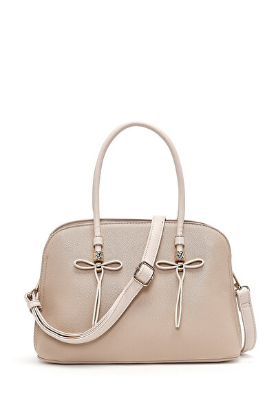 Derimod Kadın Krem Uzun Askılı Klasik Kol Çantası 26PBD2837FT