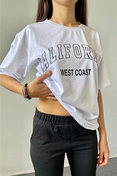 Mythologie California West Coast White T-shirt Black Sweatpants Jogger - Bott...