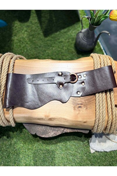 Yılday Gür Butik Loretta Handmade Genuine Leather Bohemian Corset Belt